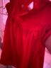 優(yōu)奇周歲女寶寶禮服夏季嬰兒夏裝衣服紅色旗袍連衣裙夏天抓周冠衣中式 曬單實(shí)拍圖
