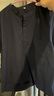 無(wú)印良品（MUJI）涼感 亨利領(lǐng)短袖T恤 藏青色 M  曬單實(shí)拍圖