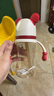 千禧寶貝ppsu嬰兒奶瓶寬口徑防脹氣防嗆大寶寶吸管奶瓶學(xué)飲杯喝水杯吸管杯 奇遇紅【自帶吸嘴】/ 240ml 6月+ 曬單實(shí)拍圖