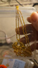 菜百首飾 足金菜百傳世絲蘊(yùn)金系列古法鑲鉆石祥云鎖鏈牌 計價 GF 七夕禮物 黃金鏈牌 約13.87g 約42cm 曬單實(shí)拍圖