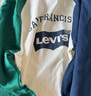 Levi's李維斯兒童裝長(cháng)袖T恤秋季新款男童女童上衣寶寶打底衫 糖果白 140 /68 【建議身高128-140cm】 曬單實(shí)拍圖