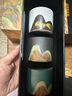 蘇氏陶瓷（SUSHI CERAMICS）茶杯手繪山水畫三色功夫茶杯文創(chuàng)主人杯中國風(fēng)千里江山 曬單實(shí)拍圖