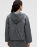 lululemon丨Pleated 女士褶飾二合一拉絨內(nèi)襯夾克 LW3INXS 油藍(lán)色 L 曬單實(shí)拍圖