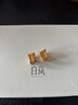 白嵐五谷豐登耳釘925銀女小眾設(shè)計(jì)輕奢精致感耳飾耳扣生日禮物送老婆 五谷豐登耳釘 曬單實(shí)拍圖