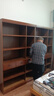 簡約典2025新款實木書柜現(xiàn)代簡約中式書房書架兩門三門組合玻璃門落地柜 胡桃色(送到家安裝好) 六門書柜240*39*200厘米 曬單實拍圖
