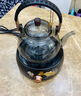 潤玨豐玻璃養生煮茶壺套裝電陶爐遙控電磁爐家用花茶燒水壺陶瓷茶壺套裝 （銀杏）電陶爐+提梁壺+烤網(wǎng) 壺1200ml 曬單實(shí)拍圖