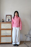 波司登（BOSIDENG）2025新款輕薄羽絨服女短款90絨立領(lǐng)菱格寬松時(shí)尚外套B250135326 子黛粉|1738 XS 155/80A 體重約110以?xún)?曬單實(shí)拍圖