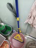 世家膠棉拖把28CM 122彎折省力拖桿 2頭 家用免手洗墩布吸水地拖 曬單實(shí)拍圖