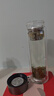 蘇泊爾（SUPOR）玻璃杯雙層加厚茶水分離杯男女士車載泡茶玻璃水杯子烏木黑330ml 曬單實拍圖