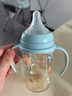貝親（Pigeon）PPSU雙把手防脹氣奶瓶240ml 叢林小兔 M號(hào)奶嘴 3月+ AA218 曬單實(shí)拍圖