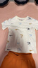 NIKE3BRAND 耐克吸濕透氣短T+短褲2件套25年夏季男女童滿印彈力套裝 曬單實拍圖