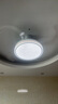 惠普吊扇風扇燈普瑞護眼LED餐廳隱形扇葉遙控調光一體中山燈具包安裝 曬單實拍圖