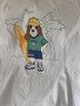暇步士（Hush Puppies）童裝兒童全棉短袖男童柔軟圓領(lǐng)衫女童可愛(ài)卡通T恤 本白 140  曬單實(shí)拍圖