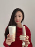 Lizclaiborne夏日花語高顏值保溫保冷杯女士陶瓷咖啡杯車載水杯畢業(yè)禮物送老師 【海棠花】三飲咖啡杯500ml陶瓷 曬單實拍圖