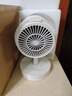 向物（SOTHING）桌面小風(fēng)扇 小型空氣過(guò)濾循環(huán)扇 電風(fēng)扇辦公室充電長(cháng)續航 宿舍風(fēng)寶大風(fēng)力超靜音 家用床上空調扇 月光白【充插兩用丨2000毫安丨續航6h】 曬單實(shí)拍圖