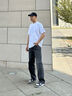 Calvin KleinJeans【新品禮盒復刻90系列】25夏男士ck復古直筒牛仔褲4RB702G W0J-牛仔灰 33 曬單實(shí)拍圖