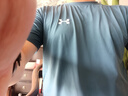 安德瑪UA短袖T恤男速干寬松休閑透氣訓練健身運動(dòng)快干男裝跑步上衣 藍色速干款/23500506-408 2XL (建議體重180-200斤） 曬單實(shí)拍圖