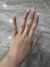AIF一克拉莫桑石鉆戒情侶戒指情侶對戒鐘久久求婚訂婚結(jié)婚戒指送女友 【50分】莫桑石鉆對戒+戒指禮盒 曬單實(shí)拍圖