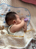 四層彩棉隔尿墊嬰兒防漏防水雙面可洗尿布?jí)|防水墊兒童純棉尿墊 五彩條紋 120*100cm 曬單實(shí)拍圖