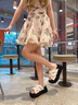 妙麗女鞋2025夏季新款時尚水鉆外穿涼拖鞋女厚底百搭配裙子一字拖 米白色 37 曬單實拍圖
