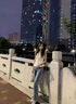 小野七天粉色v領(lǐng)掛脖背心女夏季2025新款露背美背無(wú)袖吊帶上衣 M 曬單實(shí)拍圖