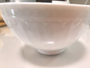 景德鎮(zhèn)官方高溫白瓷餐具簡(jiǎn)約影青雕刻瓷吃飯碗個(gè)人小碗中式家用創(chuàng)意碗 蓮座小碗*2 曬單實(shí)拍圖