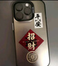 江銘 適用蘋果16Pro手機(jī)殼iphone16Pro保護(hù)套全包防摔男女款創(chuàng)意保護(hù)殼彩銀殼平安招財(cái) 曬單實(shí)拍圖
