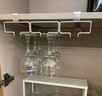 積米紅酒杯架倒掛懸掛廚房收納家用輕奢高檔葡萄酒高腳杯展示置物架 【星光銀】三槽紅酒杯架 曬單實(shí)拍圖