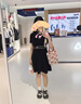 FILA 斐樂官方女裝編織連衣裙2025夏季新款時(shí)尚簡(jiǎn)約翻領(lǐng)修身裙子 傳奇藍(lán)-NV M 165/84A/M 曬單實(shí)拍圖