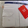 貓人襯衫男長(zhǎng)袖商務(wù)職業(yè)正裝男士白襯衫工裝外套休閑襯衣男 白色 L  曬單實(shí)拍圖
