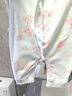 DOMIAMIAKIDS新生連體衣嬰兒蝴蝶衣哈衣夏純棉初生和尚服爬服寶寶貼身衣服 粉色+藍(lán)色（兩件套） 52cm （建議0-1個月） 曬單實(shí)拍圖