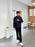 波司登秋季男款商務經(jīng)典鵝絨連帽短款羽絨服外套B250134125 曬單實拍圖