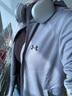 安德瑪（Under Armour）外套男女春秋新款休閑舒適防風(fēng)運(yùn)動(dòng)訓(xùn)練夾克外套運(yùn)動(dòng)針織夾克衫 23600304-001【男女同款立領(lǐng)】 XL 曬單實(shí)拍圖