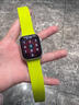 表帶哥適用蘋(píng)果手表表帶apple watch S10荔枝皮紋磁吸硅膠表帶S9/iwatch se女生款女士40/41/42MM小熒光 曬單實(shí)拍圖