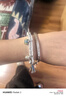 老廟黃金（Lao Miao）吞金獸純銀盤纏手鏈繩實心女款999足銀如意藍手串閨蜜新中式禮物 吞金獸純銀手鏈約20克+證書禮盒 曬單實拍圖