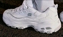 斯凱奇（Skechers）女鞋夏季厚底老爹鞋百搭透氣熊貓鞋軟底舒適外穿休閑運動鞋11959 曬單實拍圖