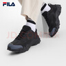 斐樂（FILA）官方男鞋老爹鞋歐客漫2025夏季新款運(yùn)動(dòng)鞋網(wǎng)面鞋休閑鞋 黑-BK 41 曬單實(shí)拍圖