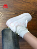 卡帕（Kappa）女鞋夏季2025新款透氣小白鞋子女百搭休閑運(yùn)動板鞋女 鷺羽白 36 曬單實(shí)拍圖