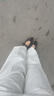 73Hours女鞋秋日茶歇2024秋季新品純色平底尖頭瑪麗珍鞋 咖色 35 曬單實(shí)拍圖