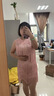 婕茵桐拉丁舞服裝比賽服 新款拉丁舞裙成人性感練功服比賽演出連衣裙女 粉紅色 XL (110-135斤) 曬單實(shí)拍圖