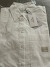 Calvin KleinJeans春秋女士純棉商務(wù)休閑通勤布標ck寬松職場(chǎng)白色襯衫J224436 曬單實(shí)拍圖