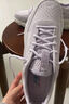 斯凱奇（Skechers）女鞋秋季透氣增高休閑鞋緩震軟底運動(dòng)鞋女時(shí)尚板鞋跑步鞋117224 白色/淺粉紅色/WLPK 37.5 曬單實(shí)拍圖