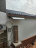 君耐鋁合金雨棚大水槽遮陽棚屋檐家用窗戶庭院陽臺門頭戶外遮陽擋雨棚 加厚鋁合金大水槽支架+耐力板 整套伸出60*貼墻160cm 曬單實拍圖