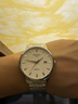 陹天梭劼瑞士認證新款手表男士機械表真鉆商務(wù)防水名牌進(jìn)口通用男表 鋼帶款本色白面 曬單實(shí)拍圖