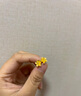 周六福  黃金項(xiàng)鏈女款足金蝶舞星辰鏈墜安妮的花園系列 計(jì)價(jià) 4.51g 曬單實(shí)拍圖