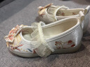斤慕兒童漢服鞋子老北京布鞋古裝古風(fēng)女童表演公主繡花鞋2025春夏秋 粉色 28 碼17.2cm 曬單實(shí)拍圖