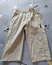 啄木鳥(niǎo)七分短褲男2025秋冬季寬松直筒男士休閑松緊腰馬褲彈力大褲衩 7601卡其色 XL 曬單實(shí)拍圖