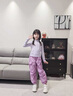 NICKYBABY女童速干套裝2026新款秋裝兒童跑步羽毛球運動(dòng)服女大童秋季登山衣 16281紫色+19579紫色 150 cm 曬單實(shí)拍圖