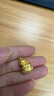 世紀(jì)緣珠寶牡丹葫蘆古法黃金吊墜復(fù)古足金福祿掛墜七夕禮物送女友 5.7g 曬單實拍圖