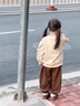 G.DUCKKIDS小黃鴨女童套裝春秋季2025新款洋氣兒童衣服中小童寶寶衛(wèi)衣兩件套 五朵花-棕色 80 尺碼建議6-9個月14-20斤 曬單實(shí)拍圖